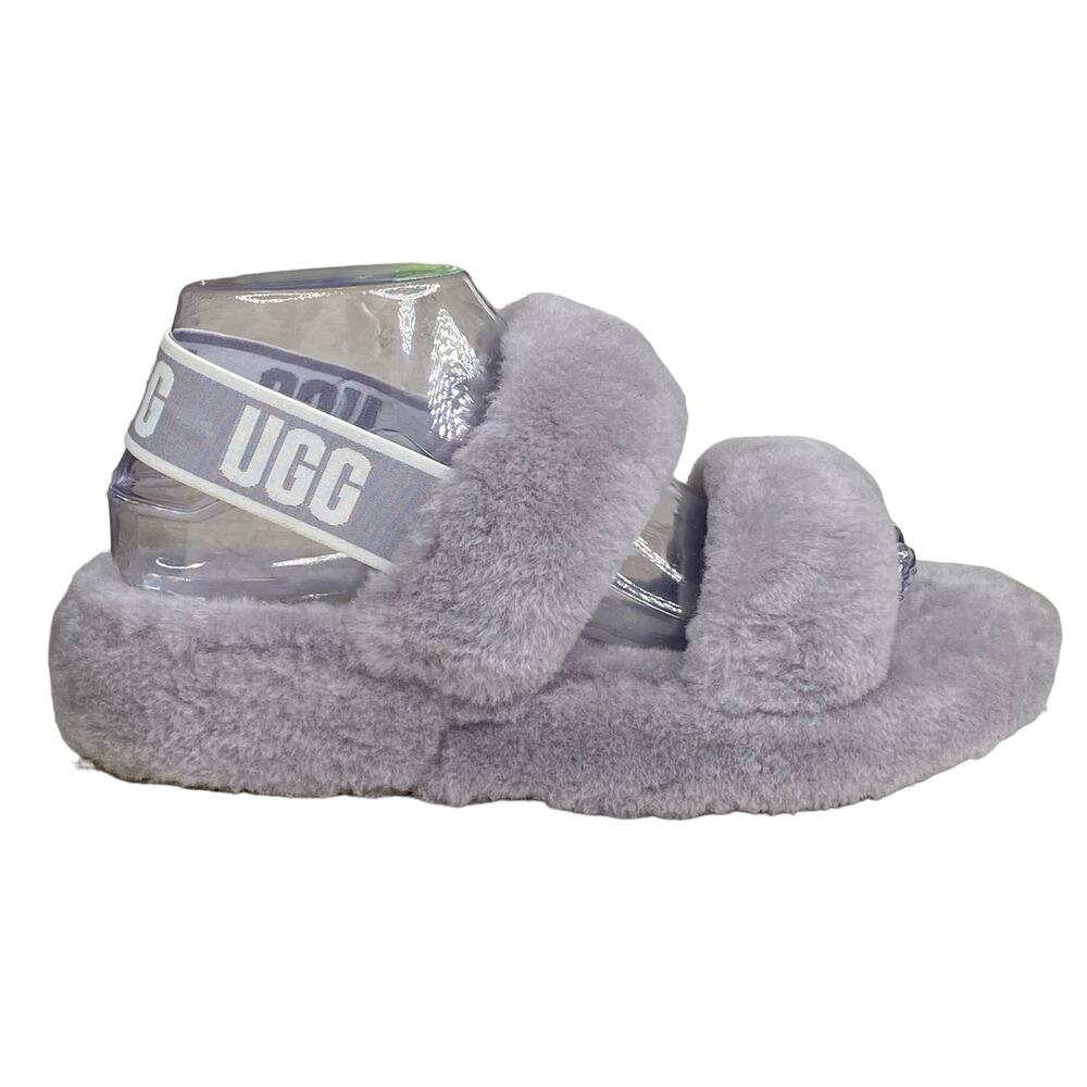 UGG Women’s Oh Yeah Double Strap Amethyst Slipper Sandals Size US 8